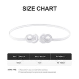 Livingandhome flexible Metall-Taillenkette 65cm, importiert aus Großbritannien