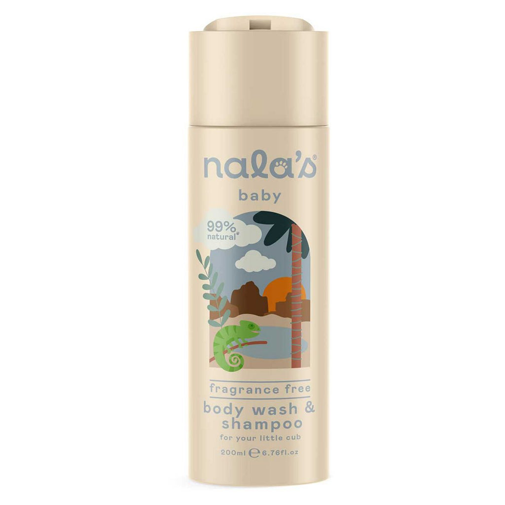 Nala's Baby Body Wash & Shampoo Fragrance Free 200ml