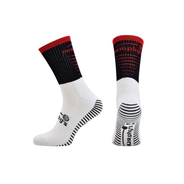 Murphys Kids Pro GAA Gripped Mid Calf Socks (3-5 Years) GOODS Superdrug Black/Red  