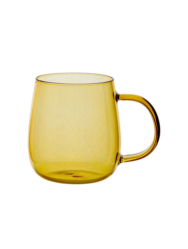 George Home Lemon Solid Glass Tea Mug GOODS ASDA   