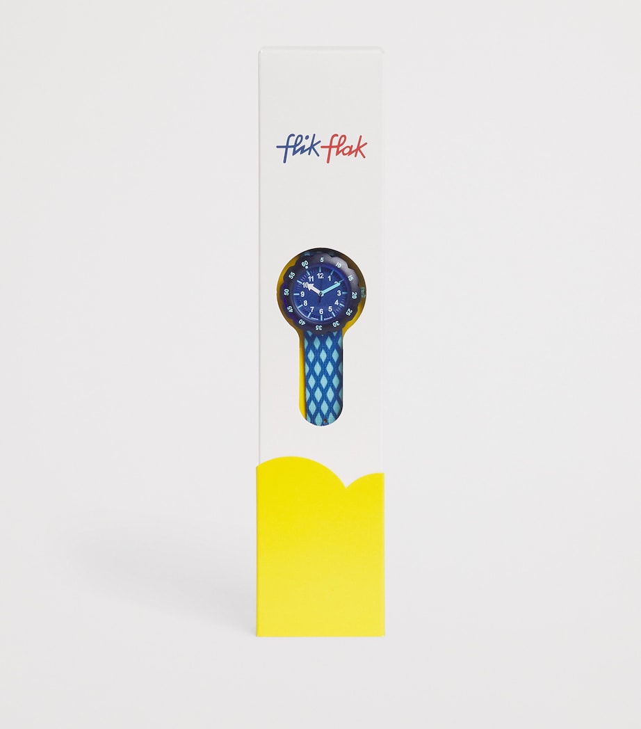 Flik Flak Criss-Cross watch 31.85mm, imported from the UK