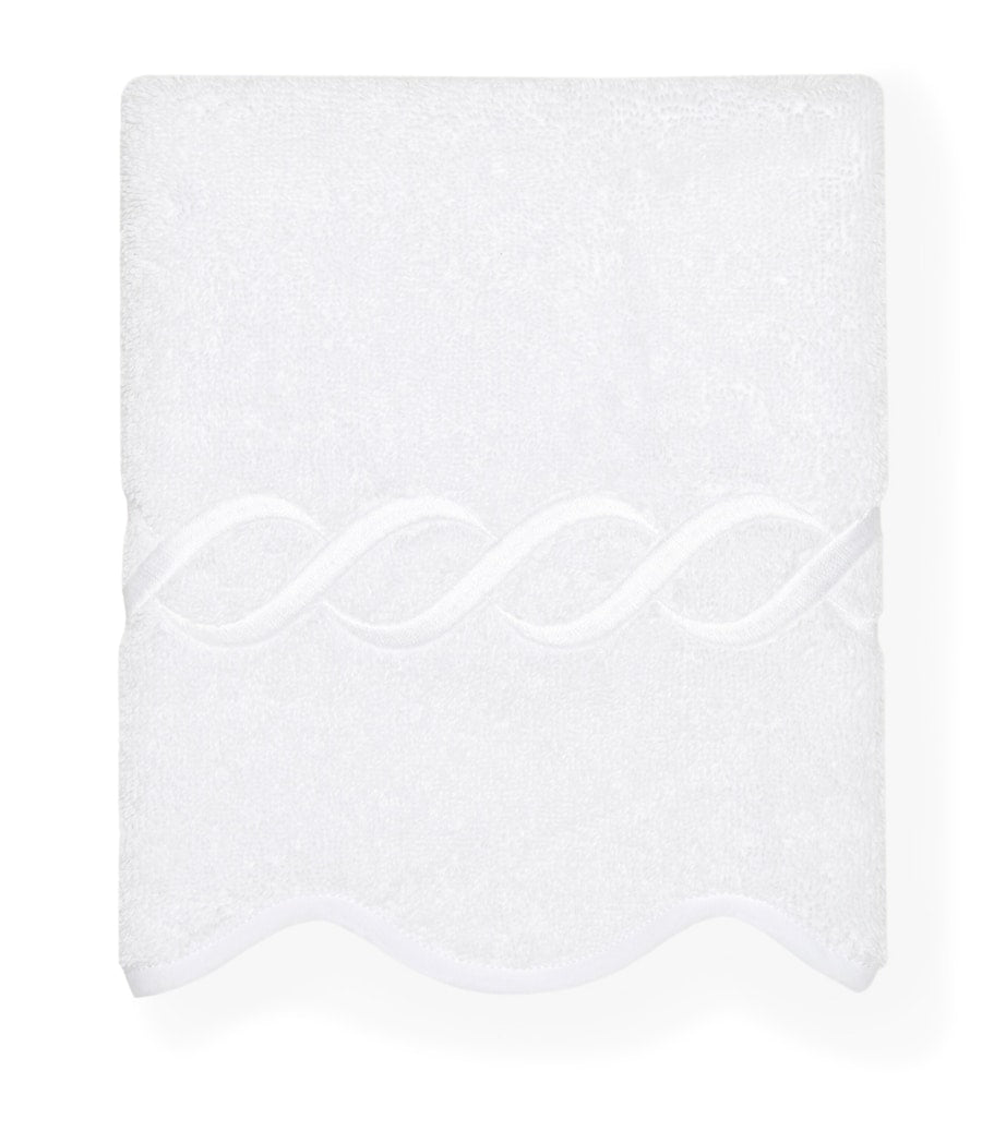 Pratesi cotton face cloth 30cm x 30cm, imported from the UK