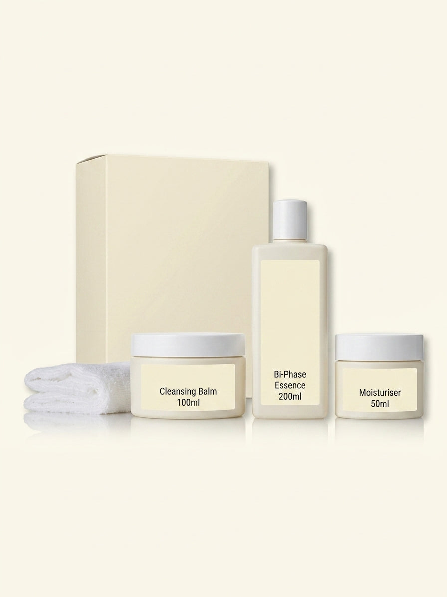 Liz Earle Perfectly Plump Routine skincare gift set, UK version