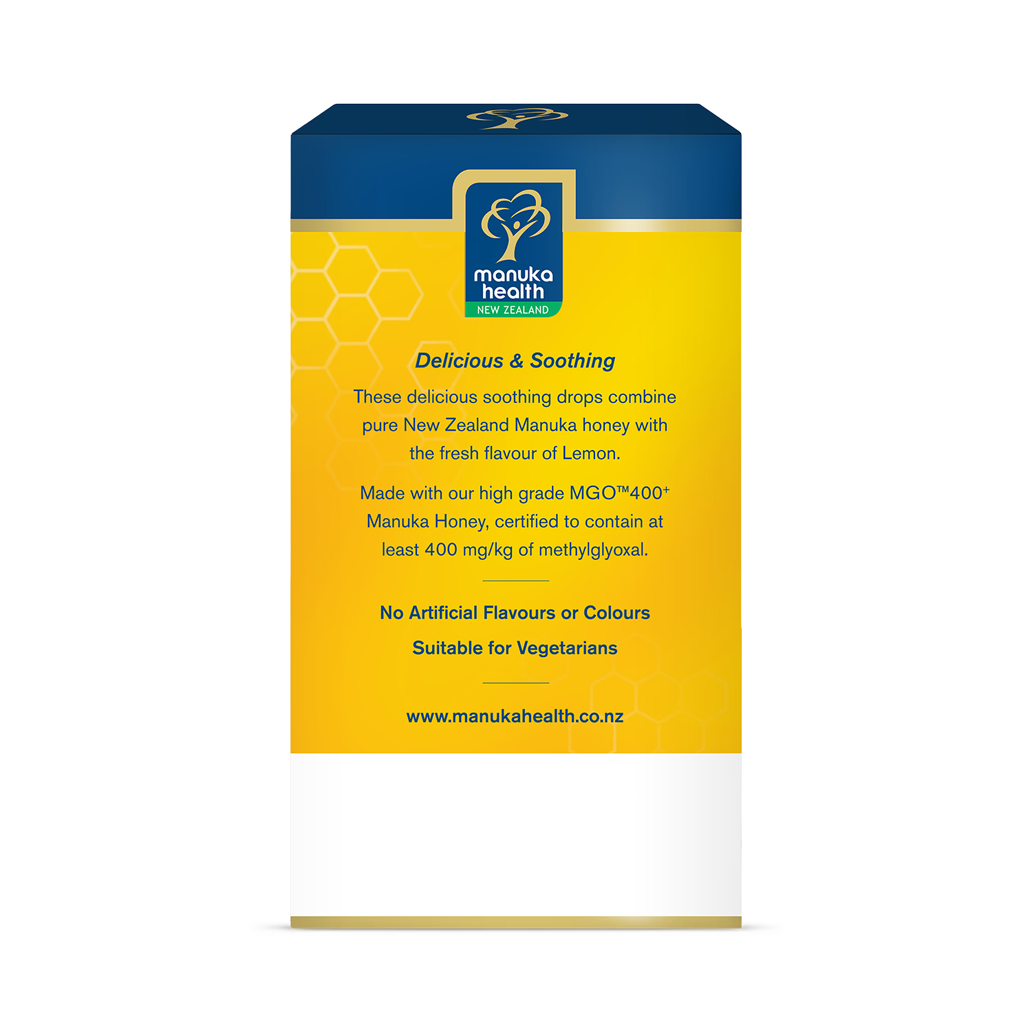 Manuka Health MGO 400+ manuka honey drops lemon 65g - British product