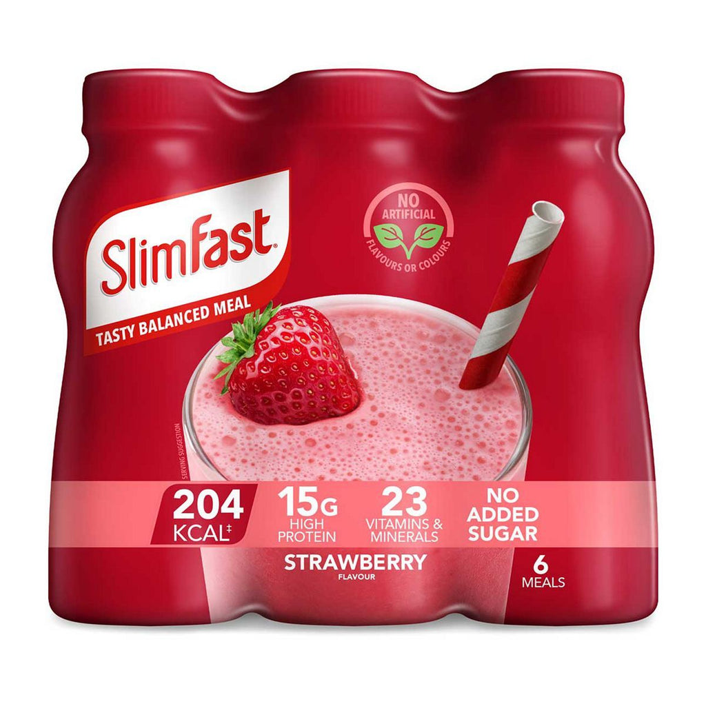 Slimfast Strawberry Milkshake bundle - 18 shakes