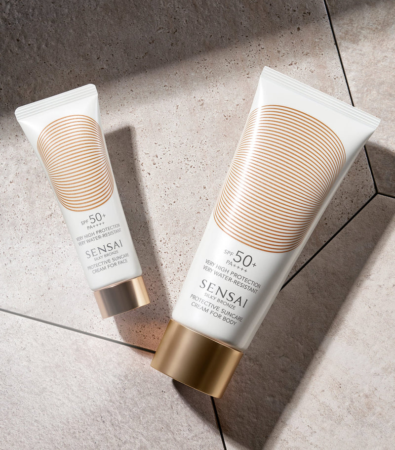 Sensai Silky Bronze Suncare Cream SPF 50+ 150ml (British brand)