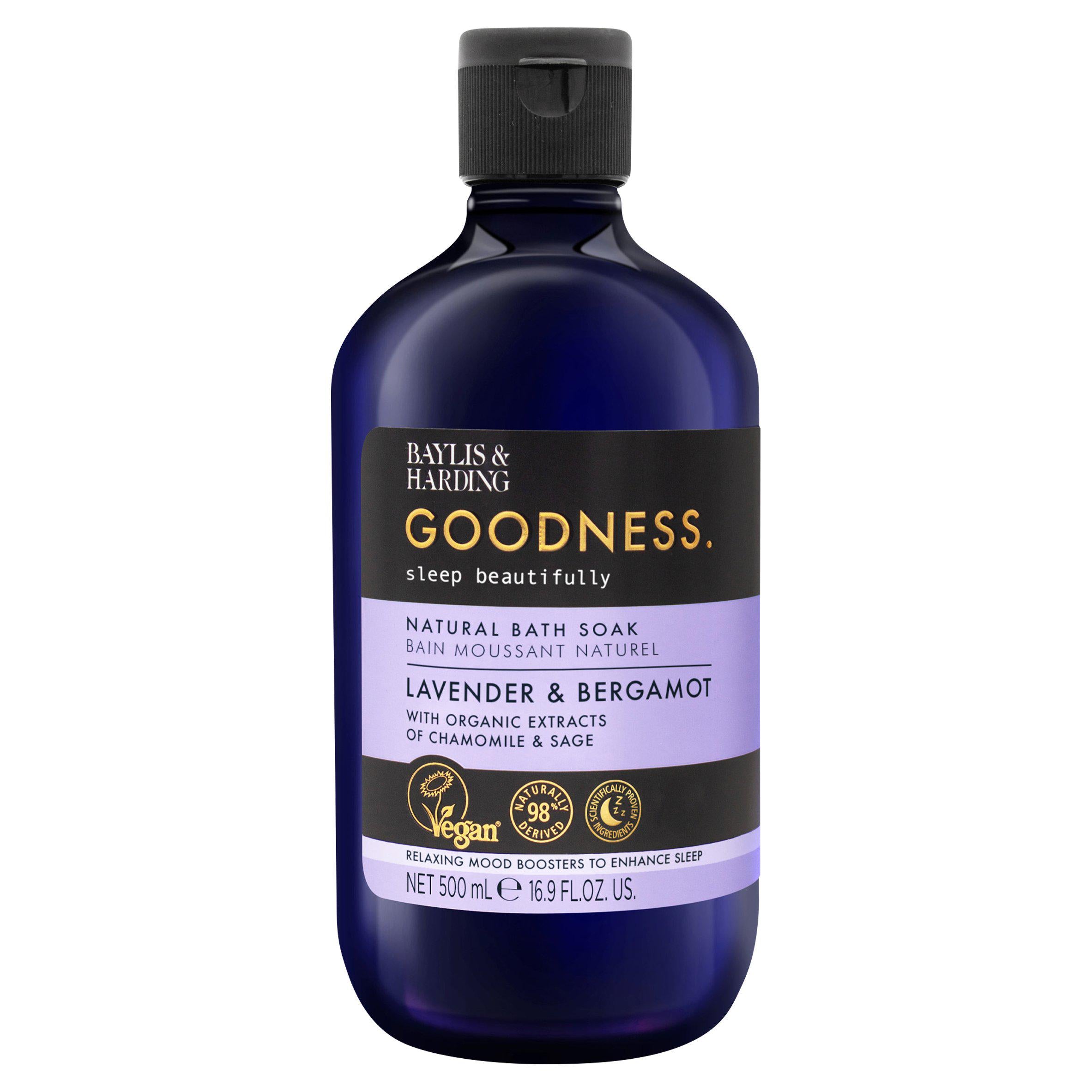 Baylis & Harding Lavender & Bergamot Goodness Natural Bath Soak  500ml GOODS Sainsburys   