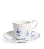 Royal Copenhagen Blue Elements teacup and saucer set, imported from the UK