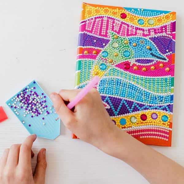 Totum Diamond Notebook Dolphin craft kit, UK version