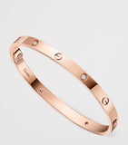 Cartier LOVE bracelet medium rose gold diamond - British product