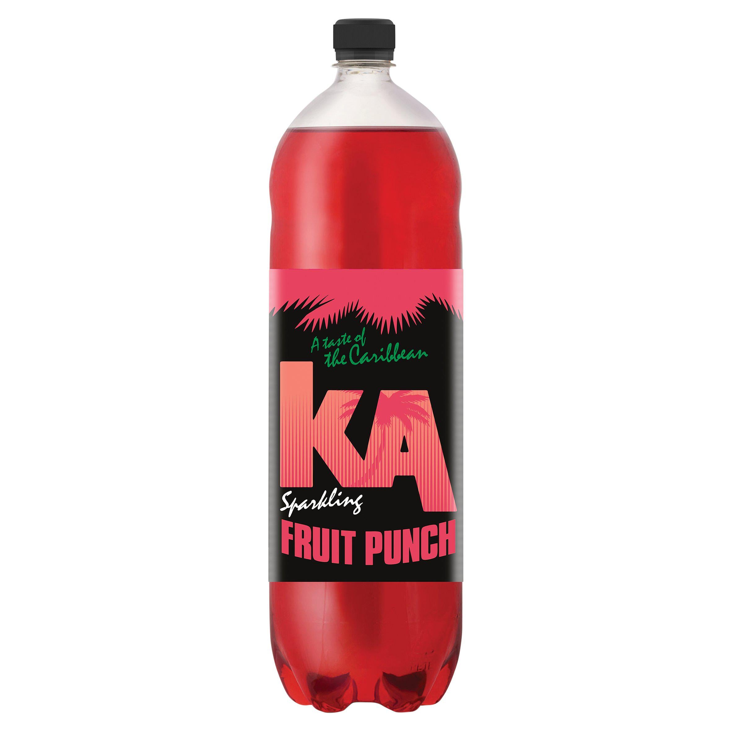 KA Sparkling Fruit Punch Soft Drink 2L African & Caribbean Sainsburys   