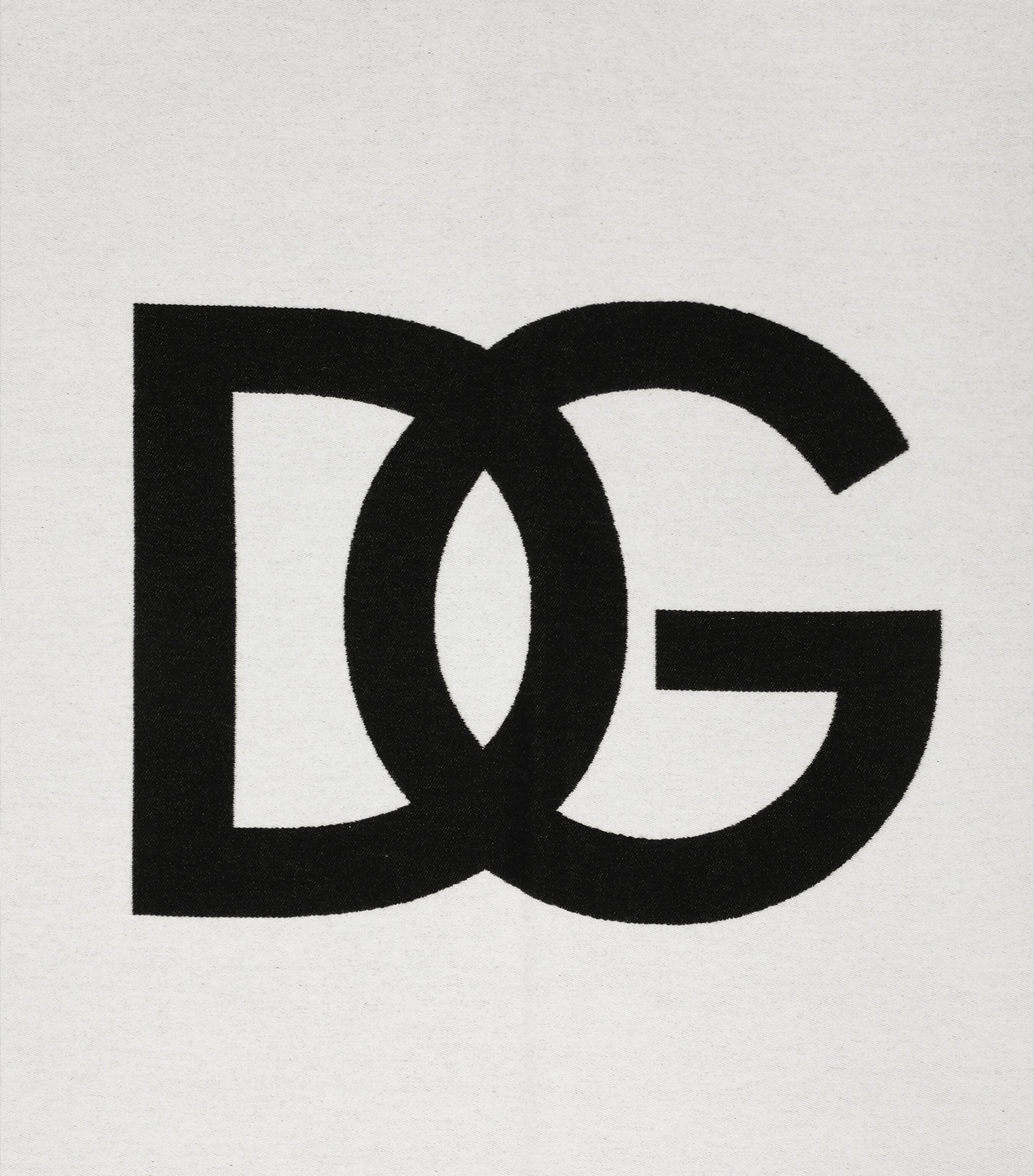 Dolce&Gabbana cotton logo throw 133cm x 173cm - British product