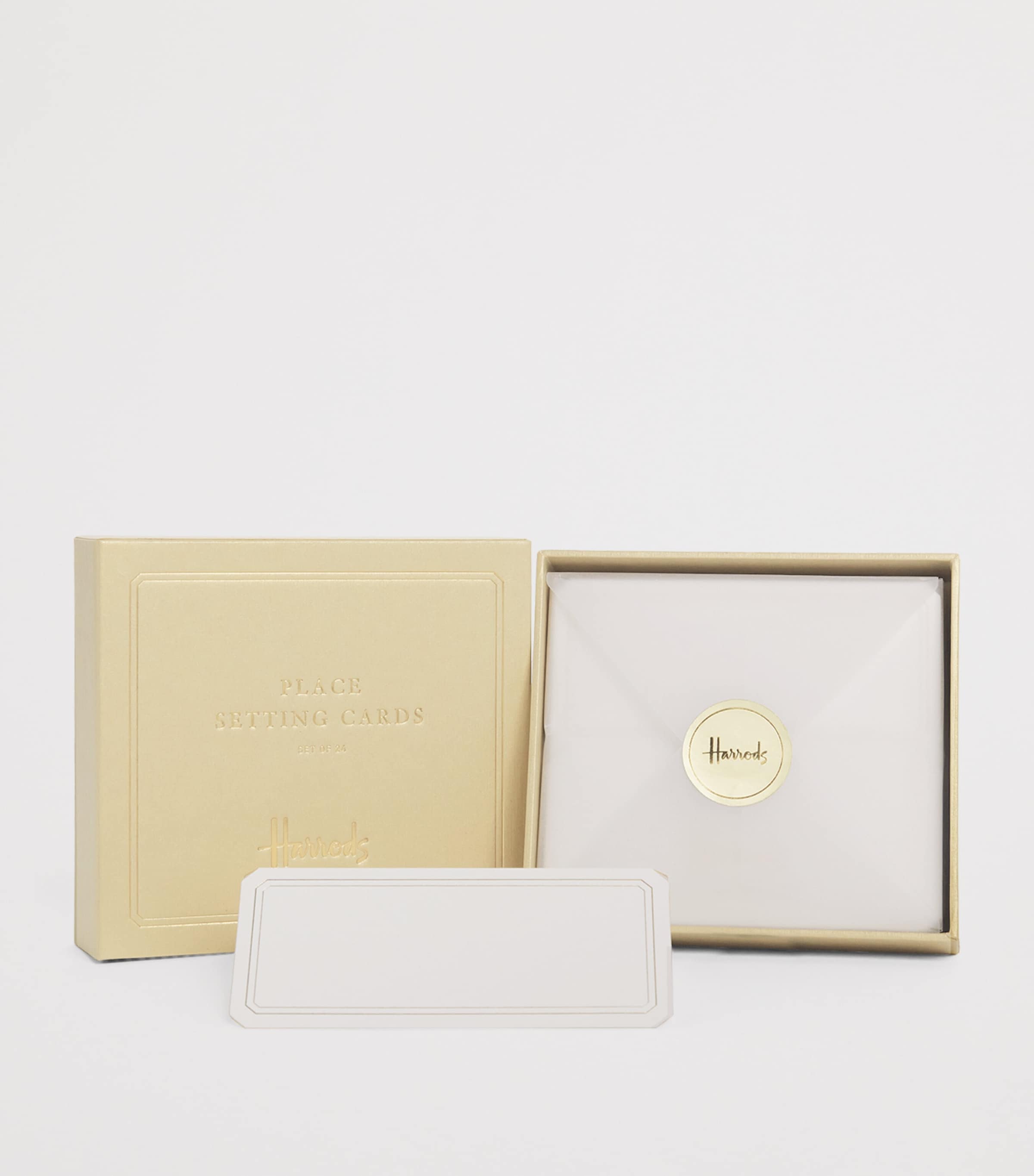 Harrods place setting cards set of 24, UK version