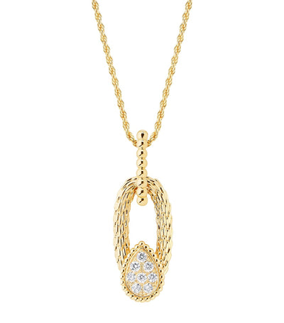 Harrods Boucheron Yellow Gold and Diamond Serpent Bohème Vintage Necklace 50cm- Buy online at McGrocer