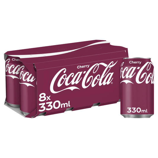 Coca-Cola Cherry 8x330ml GOODS Sainsburys   