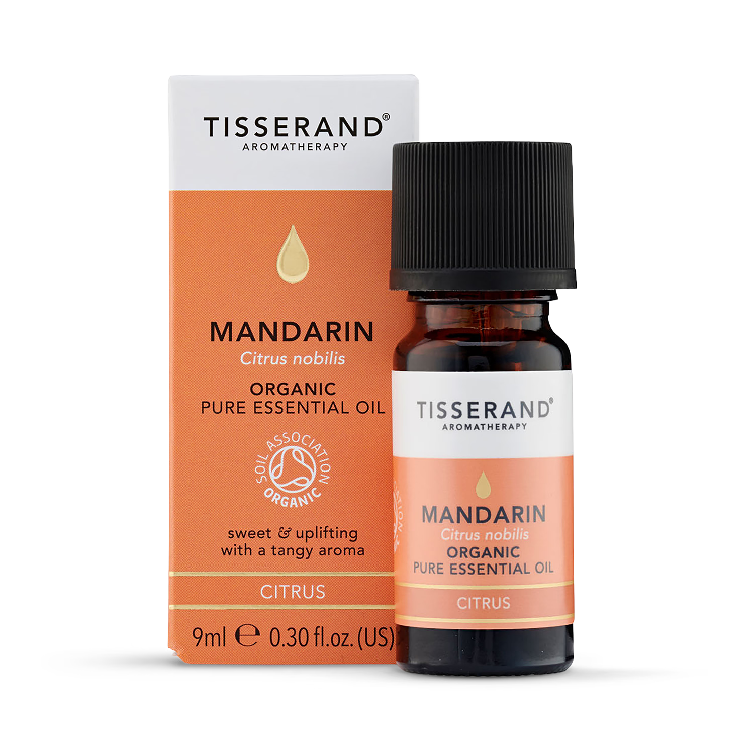 Tisserand Mandarin organic essential oil 9ml (British brand)