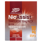 Boots NicAssist Translucent 10mg Patch Step 3 (7 Patches) GOODS Boots   