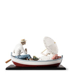 Lladró Romance on the Lake porcelain sculpture (British brand)