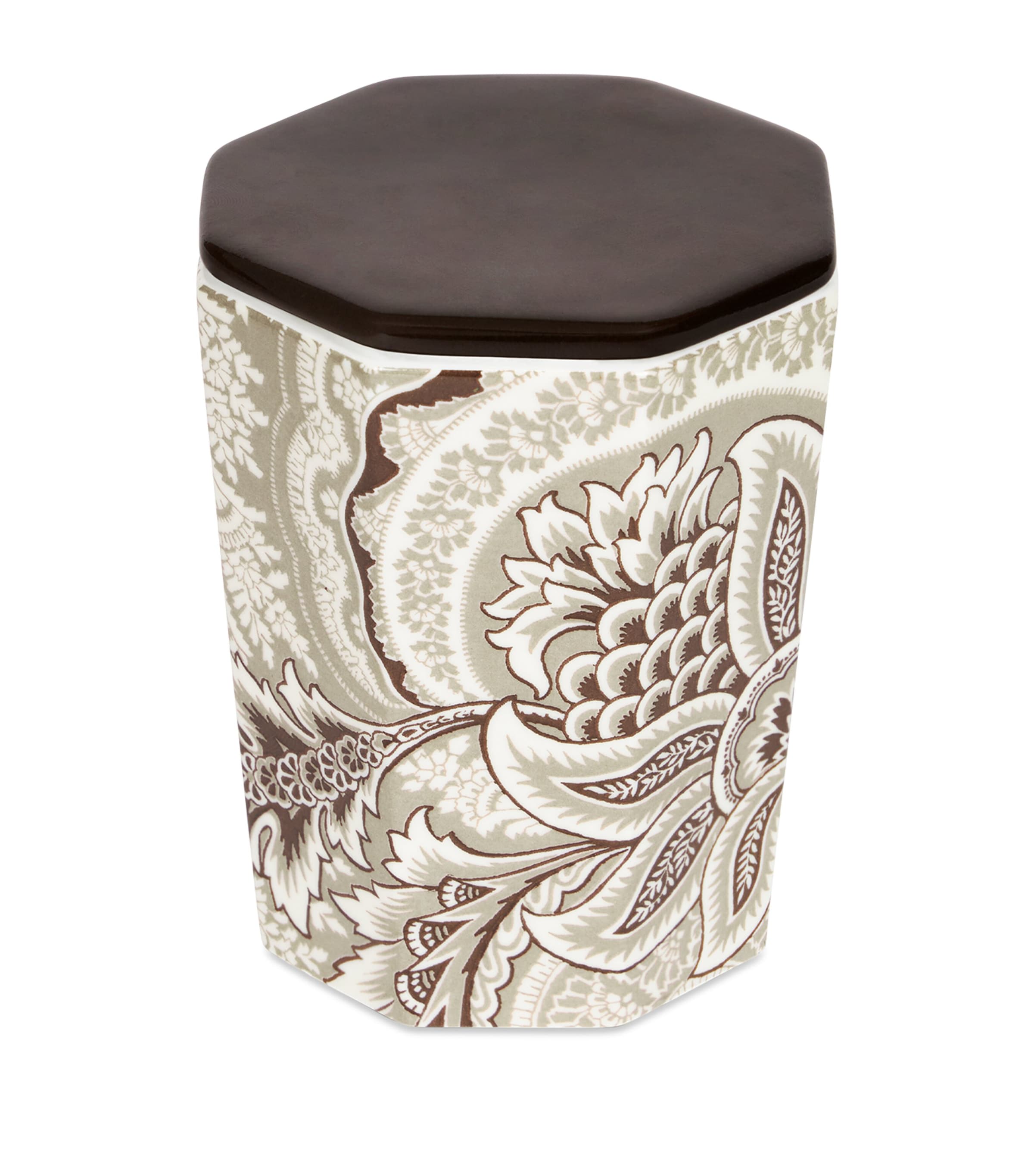 Etro porcelain candle with Bloom floral pattern, 10cm height - British product