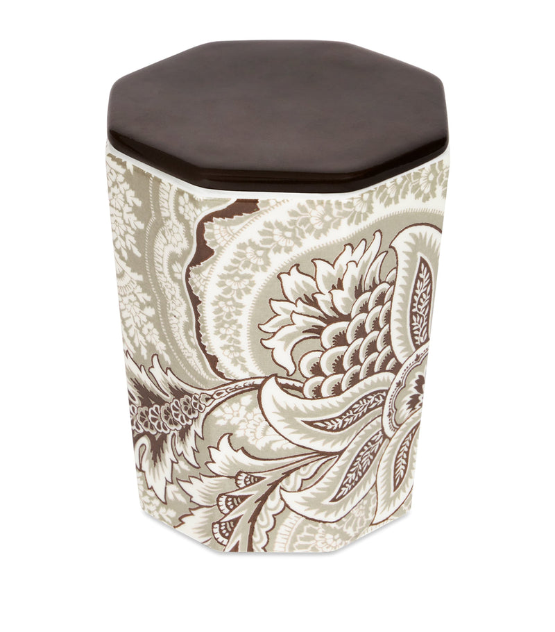 Etro porcelain candle with Bloom floral pattern, 10cm height - British product