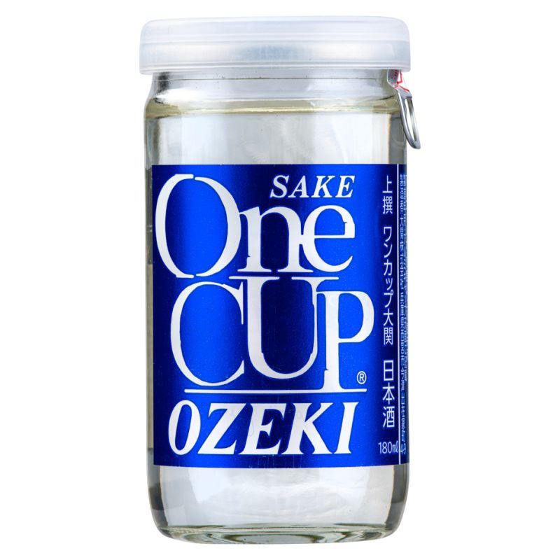 Ozeki One Cup sake single-serving cup - British product