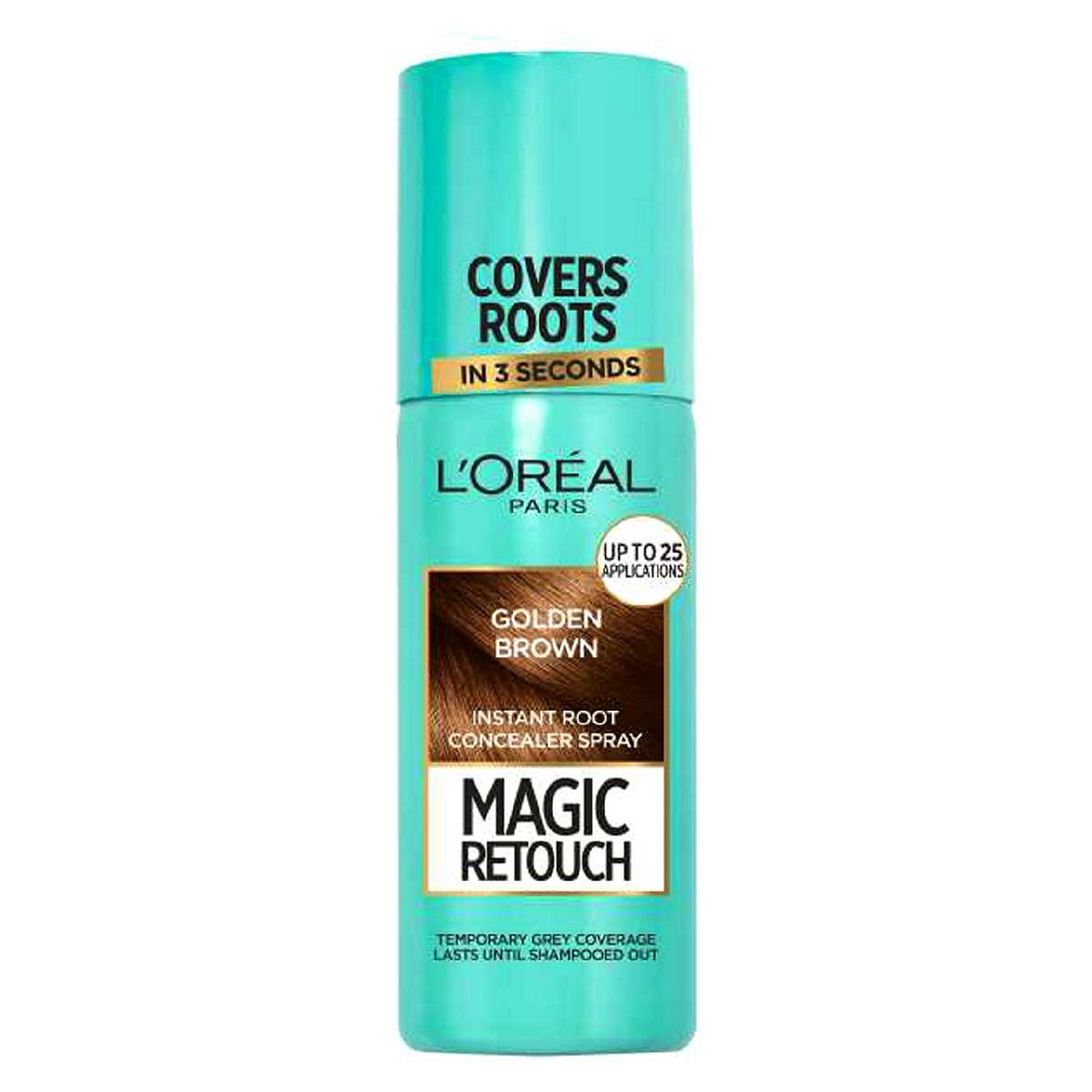 L’Oreal Paris Magic Retouch Golden Brown Root Touch Up, Temporary Instant  Root Concealer Spray With Easy Application, 75ml GOODS Boots   