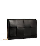 Bottega Veneta Leather Intreccio Wallet, imported from the UK