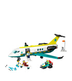 Lego emergency air ambulance airplane building set with 403 pieces, UK version