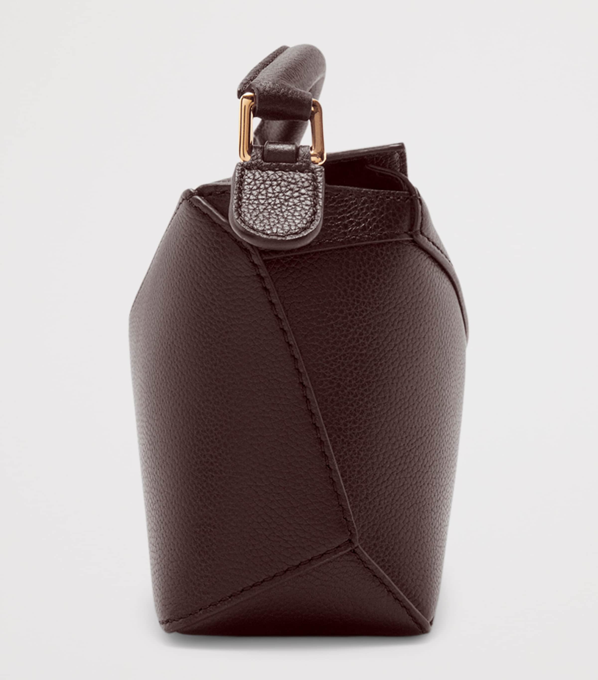 LOEWE mini leather puzzle top-handle bag, imported from the UK