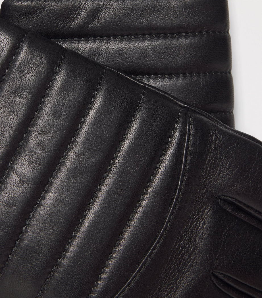 Giorgio Armani lambskin gloves cashmere lining (British brand)