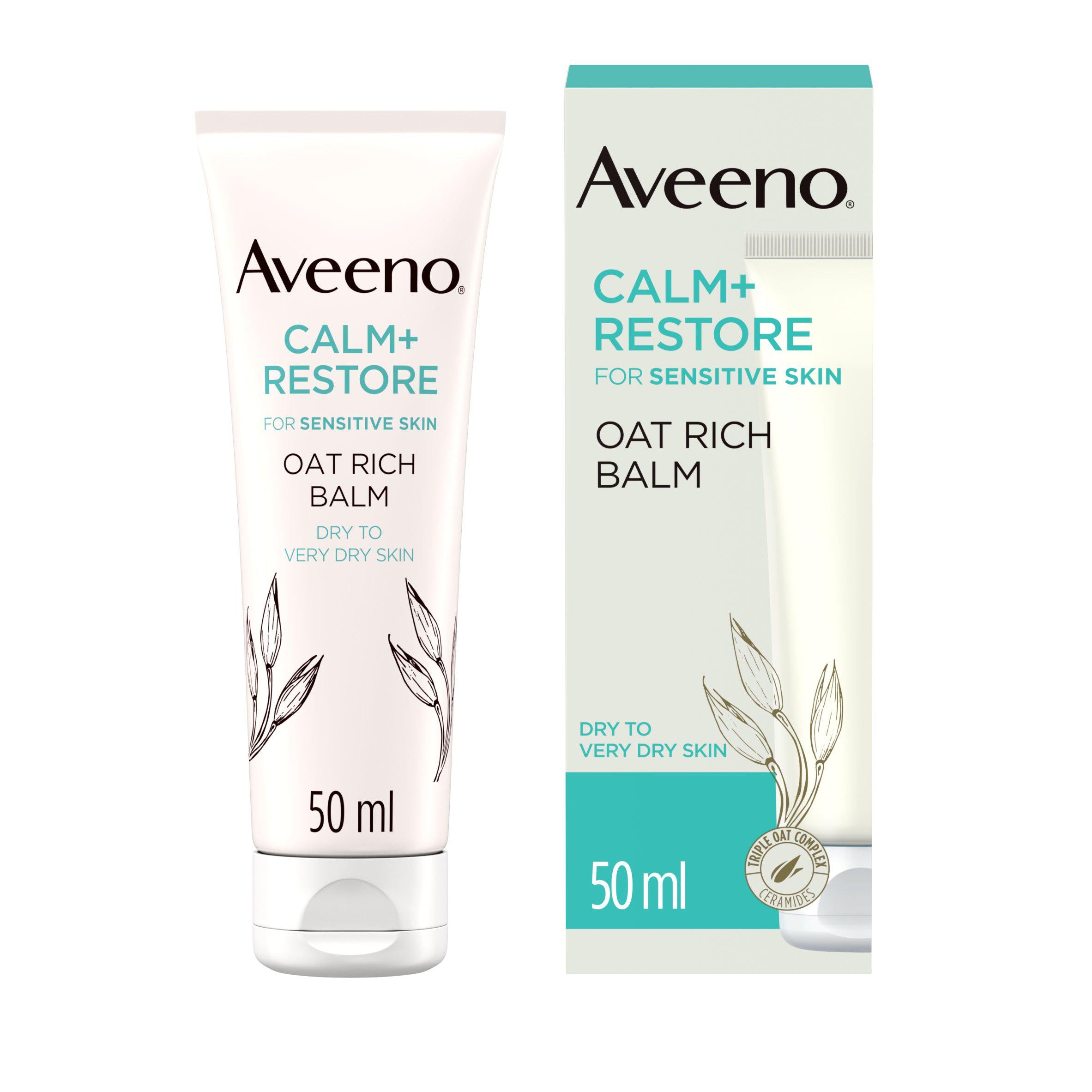 Aveeno Calm & Restore Oat Rich Balm 50ml GOODS Sainsburys   