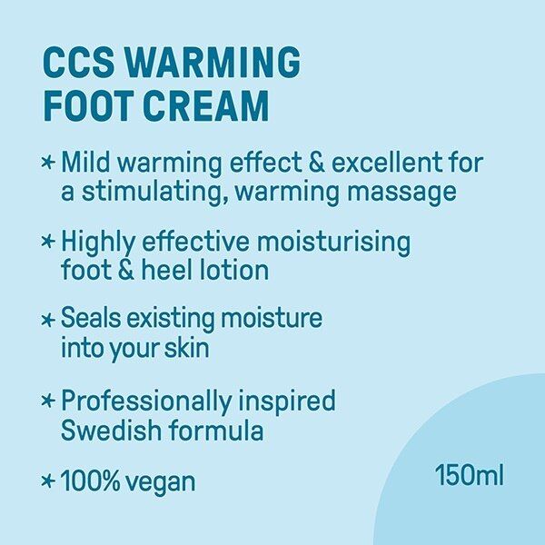 CCS Warming Foot Cream for dry and cold feet 150 ml