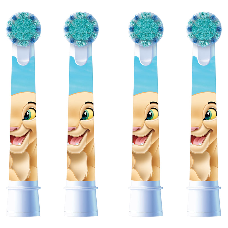 Oral-B toothbrush heads Lion King pack of 4, UK version