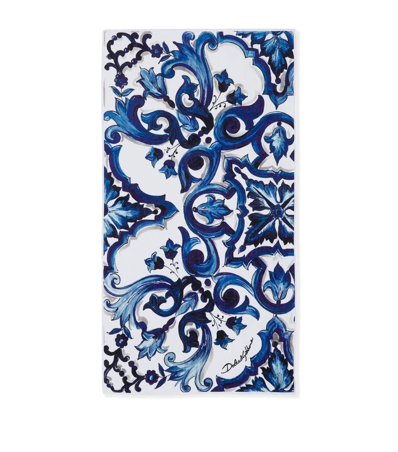 Dolce&Gabbana Casa Blu Mediterraneo hand towel 60cm x 110cm - British product
