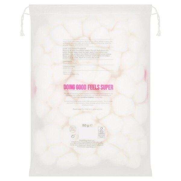 Superdrug Cotton Wool Balls x100