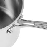 M&S 3 Piece Stainless Steel Pan Set Silver Home, Garden & Outdoor M&S   