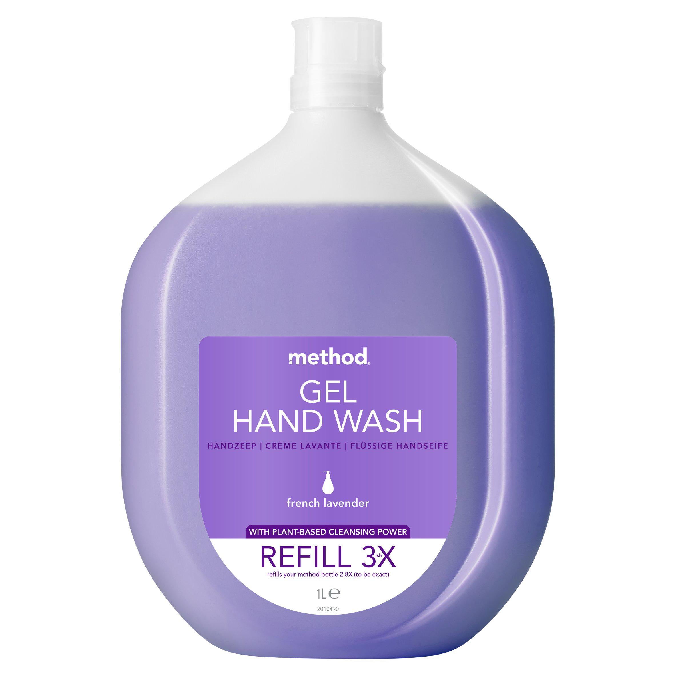 Method French Lavender Gel Hand Wash Refill 1L GOODS Sainsburys   