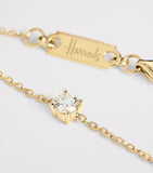 Harrods yellow gold diamond bracelet 0.25ct - British product