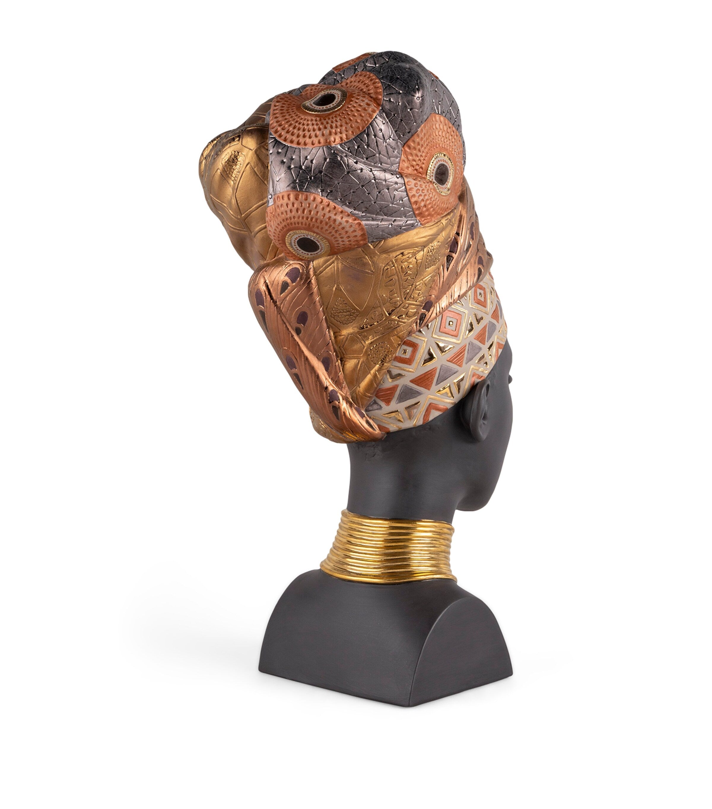 Lladró African Soul Bust porcelain sculpture, UK version