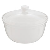 Habitat White Stoneware Casserole Dish 2.5L tableware Sainsburys   