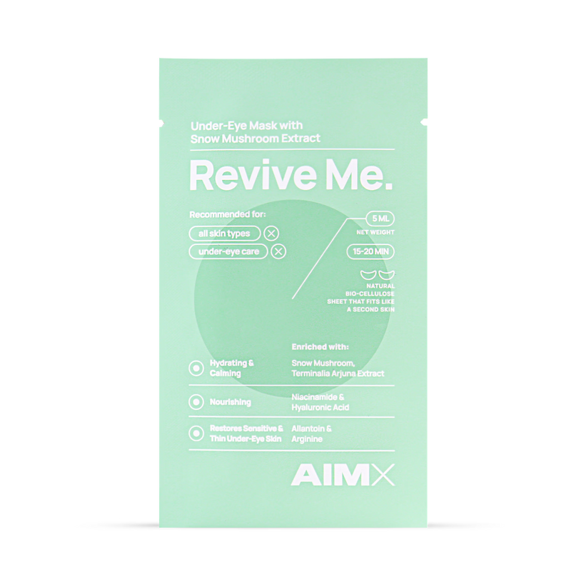 Aimx Eye Mask Hyaluron Revive Me 5 Sheets 5ml, imported from the UK