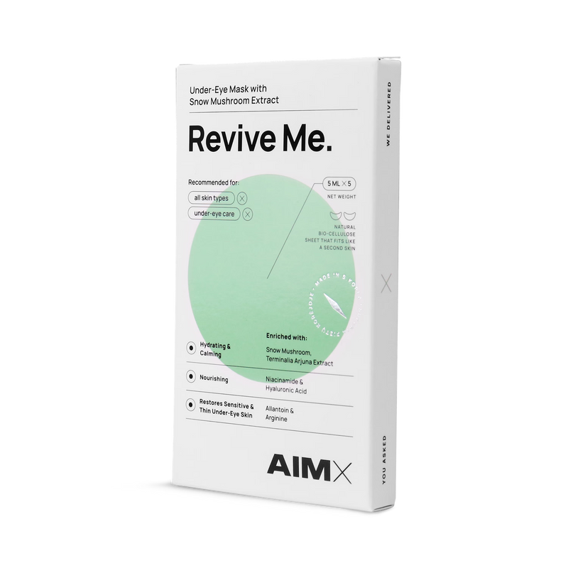 Aimx Eye Mask Hyaluron Revive Me 5 Sheets 5ml, imported from the UK