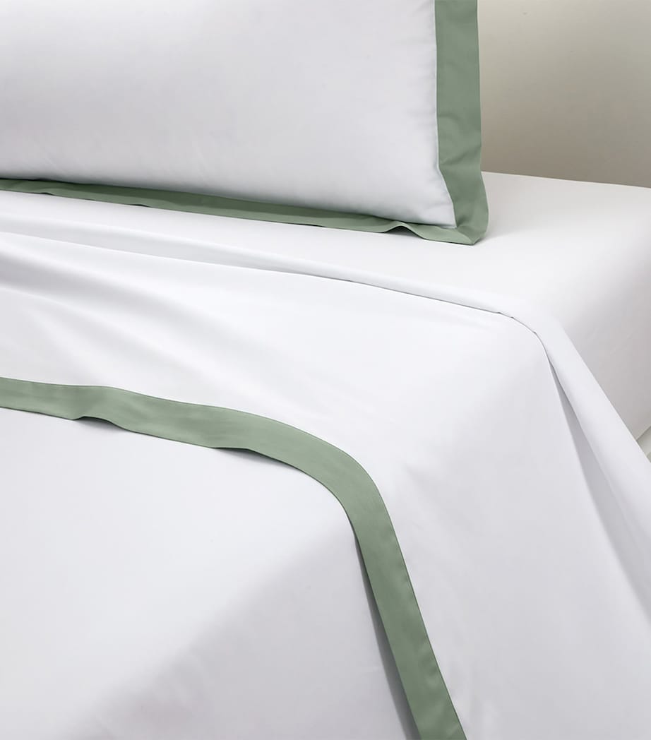 Yves Delorme double flat sheet Linea Veronese 240cm x 295cm (British brand)