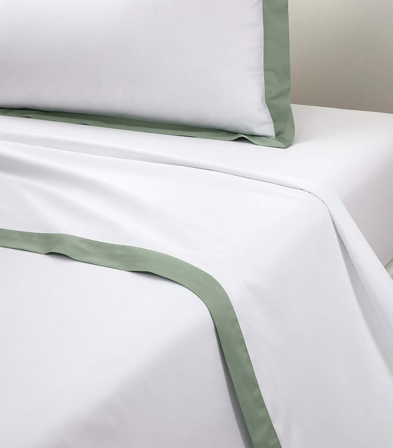 Yves Delorme double flat sheet Linea Veronese 240cm x 295cm (British brand)