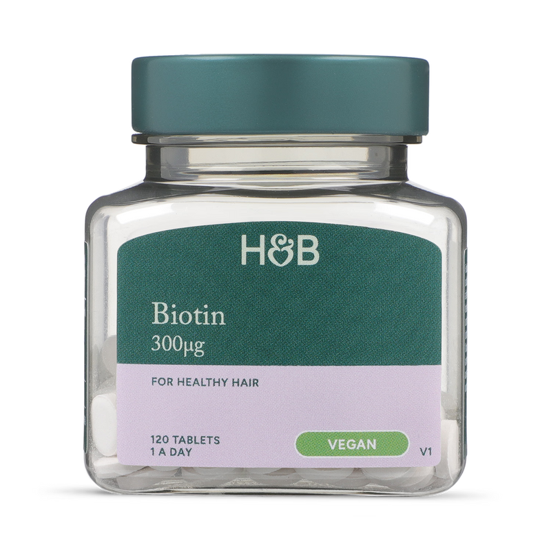 Holland & Barrett Biotin 300mcg Tablets 120 Count, UK version