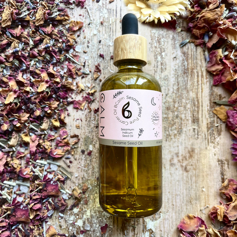 B Calm pure sesame carrier oil 100ml, UK version