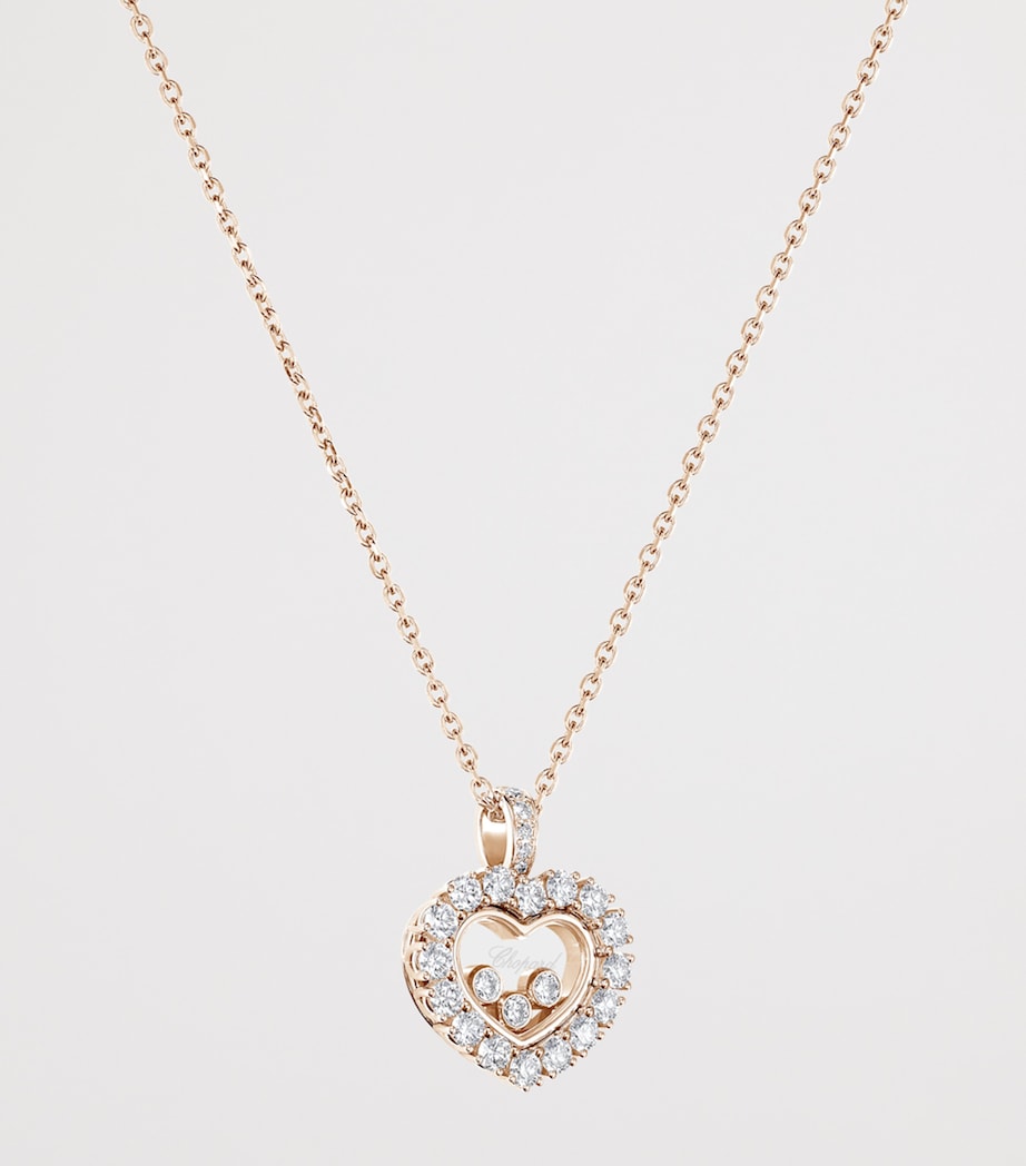Chopard Happy Diamonds pendant rose gold diamond - British product