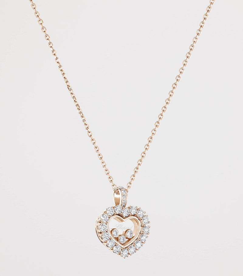 Chopard Happy Diamonds pendant rose gold diamond - British product