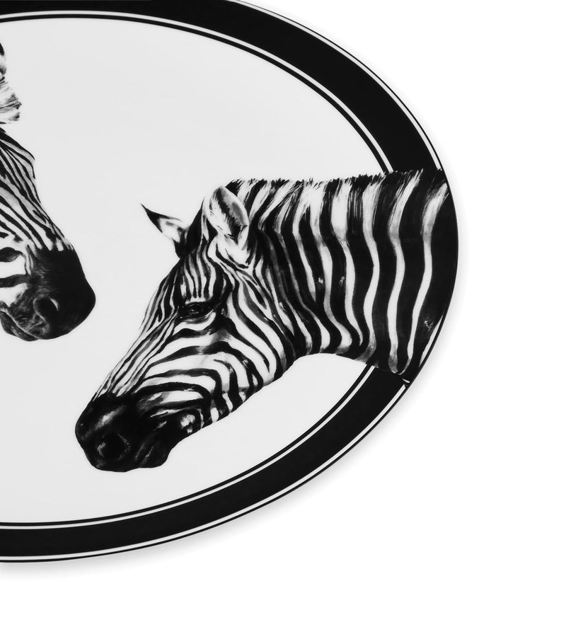 Dolce&Gabbana porcelain zebra charger plate 31cm - British product