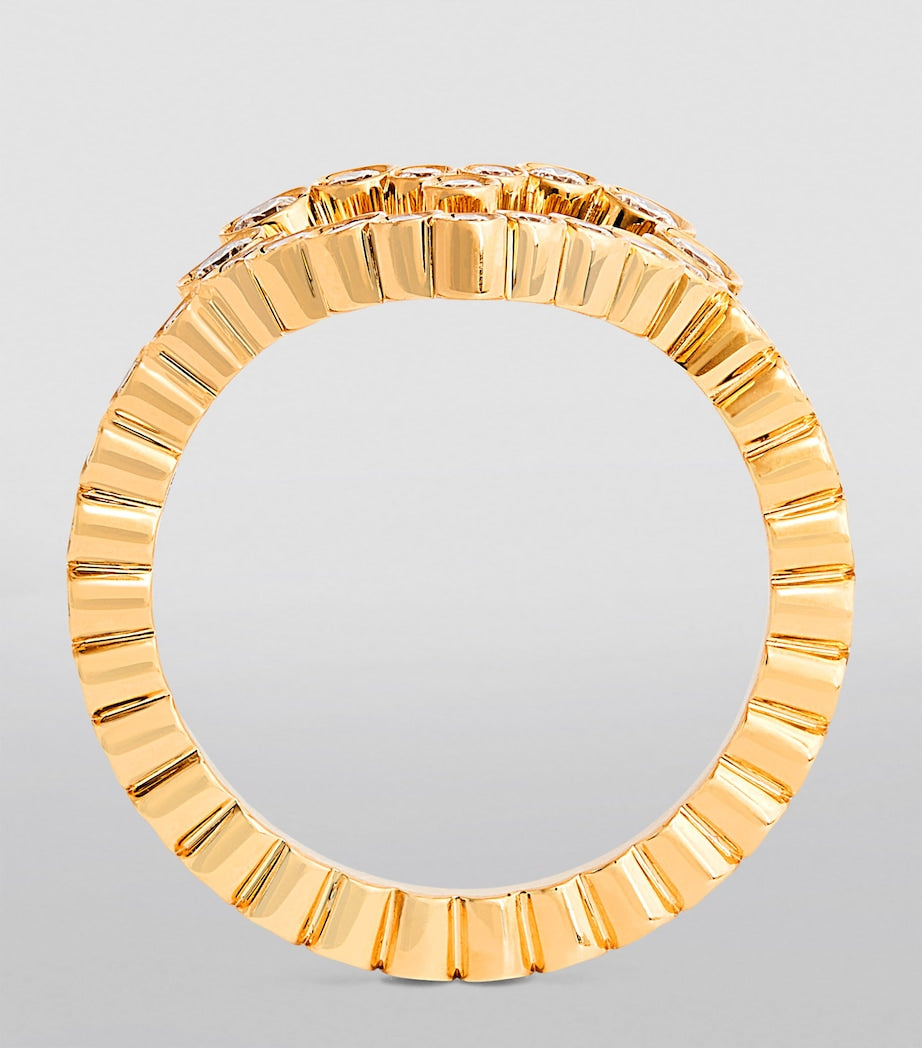 Sophie Bille Brahe yellow gold diamond heart ring - British product